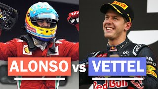 RIVALIDADES LEGENDARIAS DE F1 FERNANDO ALONSO VS SEBASTIAN VETTEL Cap 3 Parte 1 [upl. by Clarkin19]