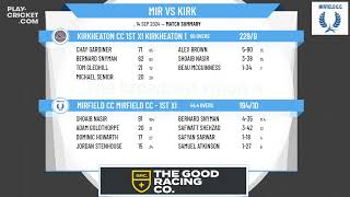 Mirfield CC Mirfield CC  1st XI v Kirkheaton CC 1st XI Kirkheaton 1XI [upl. by Lory]