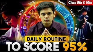 Daily Routine to Score 95 in Class 9th 10th🔥 Time Management Prashant Kirad [upl. by Pagas270]