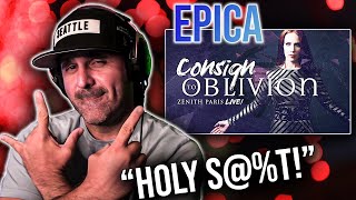 MUSIC DIRECTOR REACTS  EPICA  Consign To Oblivion  Live at the Zenith [upl. by Metabel660]