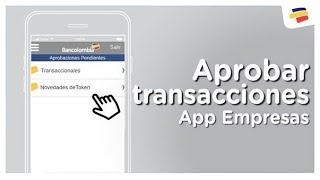 ¿Cómo Puedo Aprobar Transacciones desde Bancolombia App Empresas  Bancolombia [upl. by Semela]