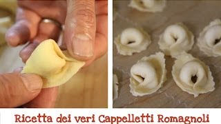 I VERI CAPPELLETTI ROMAGNOLI ricetta originale  Italian stuffed pasta sub eng [upl. by Eytak]