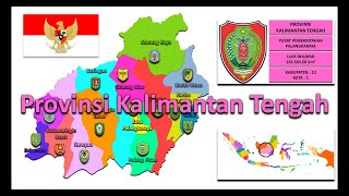 22 Peta Indonesia Provinsi Kalimantan Tengah Kabupaten Kota dan Kecamatan [upl. by Cigam436]