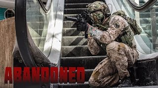 AIRSOFT IN AN ABANDONED SHOPPING MALL  Tokyo Marui HPA Mp7 Gameplay [upl. by Lashonde703]