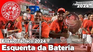 Salgueiro 2024  Esquenta da Bateria  Ensaio Técnico  Samba ao vivo  ET24 [upl. by Elrebma]