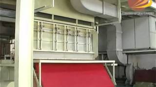 NON WOVEN FABRIC PRODUCTION LINE [upl. by Eilrak]