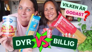 Dyr mat VS Billig mat Vilken spagetti med köttfärssås är godast [upl. by Cutter]