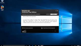 ✔️ Windows 10  Best Free Antivirus for Windows 10  Install FREE Bitdefender Antivirus [upl. by Odlo]