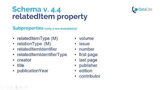 Webinar Get started with Metadata Schema 44 [upl. by Hadsall248]