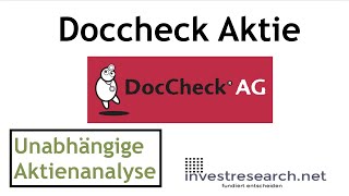 Doccheck Aktie Führende Onlineplattform für Ärzte in Europa [upl. by Elleneg612]