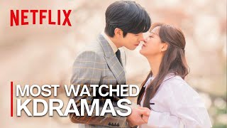 Top 14 Most Watched KDramas on Netflix Ft HappySqueak [upl. by Nehemiah]