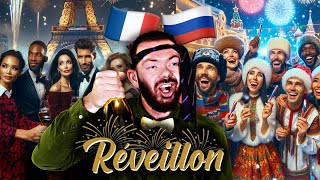 NOUVEL AN  RÉVEILLON France VS Russie [upl. by Carlstrom]