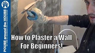 How to plaster a wall a beginners guide Plastering made easy for the DIY enthusiast [upl. by Lepp]