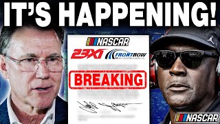 NASCAR JUST BANNED 23XI Racing and Front Row Motorsports after SHOCKING Statement [upl. by Anyale]