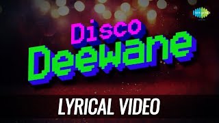 Disco Deewane  Lyrical  Nazia Hassan [upl. by Lyrahs]