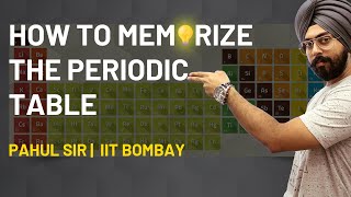 How to Memorize The Periodic Table  How to remember Periodic Table Tricks  JEE amp NEET  Pahul Sir [upl. by Luapnaej]