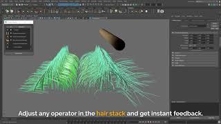 Ornatrix Maya V2 Beta Resolve Collisions operator [upl. by Eneirda204]