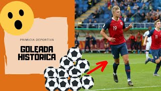 NORUEGA VS HONDURAS  Goleada histórica en el MUNDIAL SUB 20  NORUEGA 12 HONDURAS 0 [upl. by Eenehs]