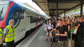 Funicolare Lugano Switzerland  Train Station [upl. by Nae589]