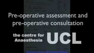 Anaesthetic preoperative assessment and the preoperative visit [upl. by Nale902]