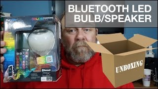 UNBOXING Blue Sky LED Bluetooth® Color Changing SMART Bulb  Speaker [upl. by Alverson]