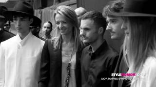 Dior Homme Spring Summer 2012 Show Backstage  Stylerumor Mag [upl. by Emmerich354]