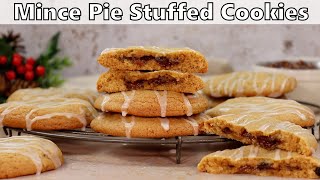 Mince Pie Stuffed Cookies Recipe [upl. by Llerref598]