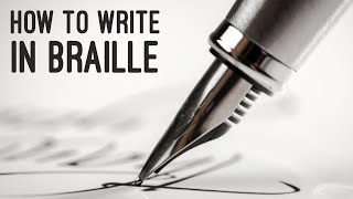 How To Write In Braille A Tutorial [upl. by Rudich]