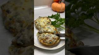 Gombás melegszendvicsRecept TiktokIG pogranyizs recept finom gomba toast food recipe sajt [upl. by Ayokahs]