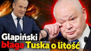 Glapiński błaga Tuska o litośćZmiękła rura prezesa NBP będzie zmierzał do porozumienia z premierem [upl. by Acirej]