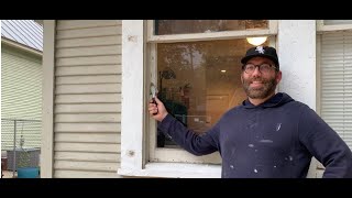 How to Open a Stuck Window Sash aka  open a window thats been painted shut [upl. by Wheelwright]