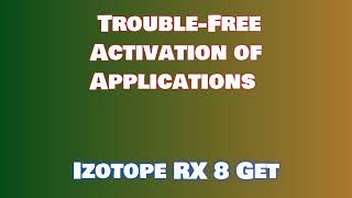 Activating Izotope RX 8 Simple Installation Steps  Izotope RX 8 2024 Download [upl. by Htebaras890]