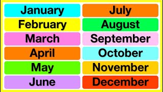 Months of the year 🤔 Pronunciation lesson  British English  Easy pronunciation lesson [upl. by Oiram]