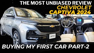 Chevrolet Captiva Review  Chevy Captiva Premier 2024 Most Unbiased amp Detailed Review [upl. by Felita638]