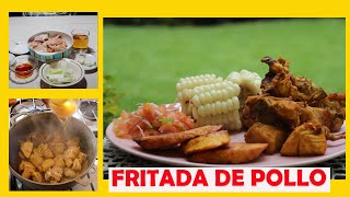 Como hacer una deliciosa FRITADA DE POLLO Ecuatoriana fácil y rapido [upl. by Enicul]