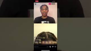 Asmxlls Exposes Lee Simms On ig live With KS LDN 😱😱😱 [upl. by Antin]