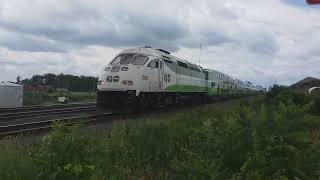 Full Metrolinx Consist GO Transit 321 With 665 At Burloak [upl. by Spain]