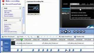 Cantasia Studio 5 Screen Recorder Software Part 2 [upl. by Nimsaj449]