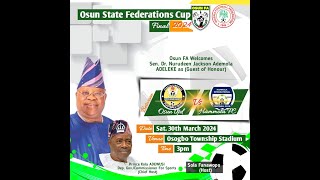 OSUN UNITED FC VS HAMMOLA FC [upl. by Aneetsirk]