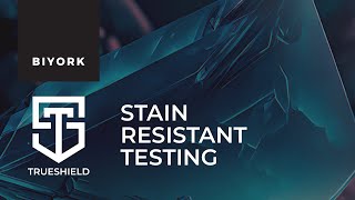 TrueShield Stain Resistance Testing Iodine Red Wine Permanent Marker [upl. by Launam]