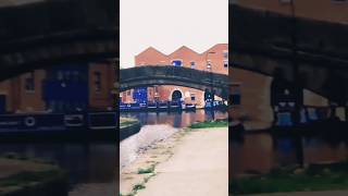 Huddersfield Narrow Canal  Globe Mill  down the Locks to Portland Basin  River Tame Aqueduct [upl. by Efeek]