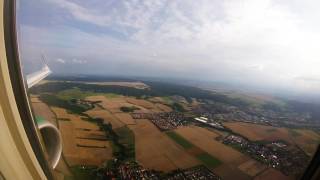 Landung mit Germania auf dem Flughafen Erfurt Weimar [upl. by Cathe]