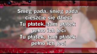 Pastorałka  Śnieg pada karaoke [upl. by Adnilahs902]