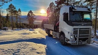 Winter roads Oppdal Norway pt1 [upl. by Zebapda]