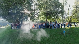 05072024  Kinderfest Zofingen  Tagwache durch Kanonenschüsse auf dem Heiternplatz [upl. by Atiluap]