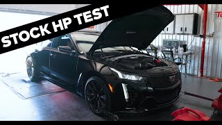 Supercharged Cadillac CT5V Blackwing Sedan  STOCK Dyno Test by Hennessey [upl. by Anaitat]