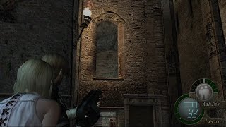 Resident evil4 Ashley Help Leon Get The stuff free gun and cash residentevil4 [upl. by Suoicerp]