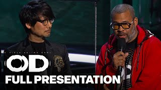 Hideo Kojima and Jordan Peele presents OD at The Game Awards 2023 [upl. by Eirrol158]