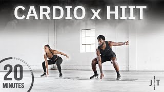 20 Minute Full Body Cardio HIIT Workout NO REPEAT [upl. by Morganne178]