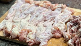 How to Debone Chicken Wings [upl. by Durward]